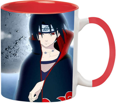 ARTBUG Itachi Uchiha Narruto -3229-Red Ceramic Coffee Mug(350 ml)