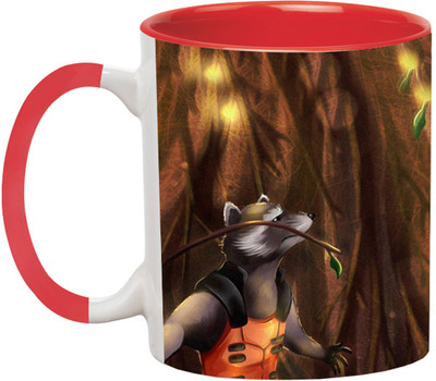 ARTBUG Groot Superhero -2707-R Ceramic Coffee Mug(350 ml)