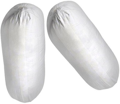 JDX Premium Quality Microfibre Solid Bolster Pack of 2(White)