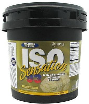 Ultimate Nutrition Iso sensation 93 Whey Protein  (2.27 kg, Strawberry)