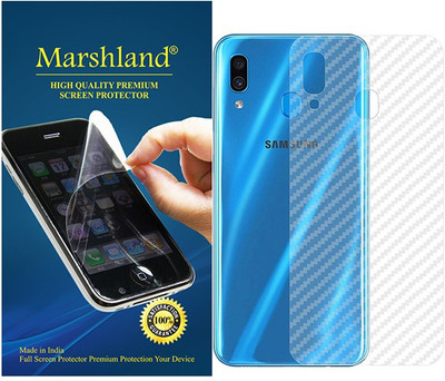 MARSHLAND Back Screen Guard for Samsung Galaxy A30 Carbon Fiber(Pack of 1)
