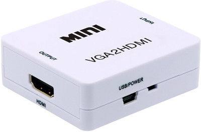 NeroEdge VGA TO HDMI CONVERTER Media Streaming Device(White)