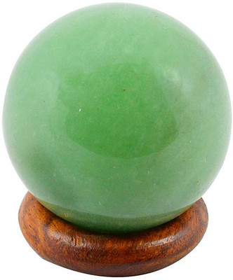 Crystu Green Jade Ball / Sphere Crystal Ball Gemstone Globe Decorative Showpiece - 2 cm(Crystal, Green)