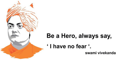WALLDECORS 76.2 cm QUOTE BY VIVEKANDA STICKER Self Adhesive Sticker(Pack of 1)