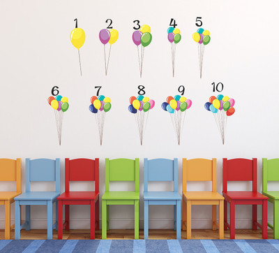 fuzzy 90 cm balloon Self Adhesive Sticker(Pack of 1)