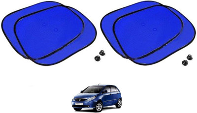 AuTO ADDiCT Side Window Sun Shade For Tata Indica Vista(Blue)