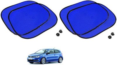 AuTO ADDiCT Side Window Sun Shade For Volkswagen Polo GT(Blue)