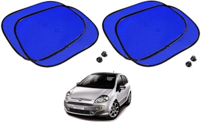 AuTO ADDiCT Side Window Sun Shade For Fiat Punto Evo(Blue)