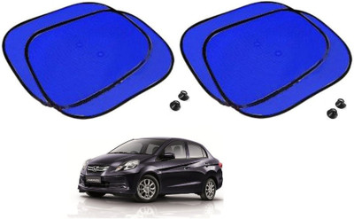 AuTO ADDiCT Side Window Sun Shade For Honda Amaze(Blue)