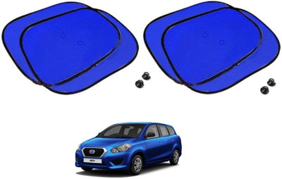 AuTO ADDiCT Side Window Sun Shade For Datsun Go+(Blue)