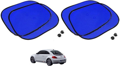 AuTO ADDiCT Side Window Sun Shade For Volkswagen Beetle(Blue)