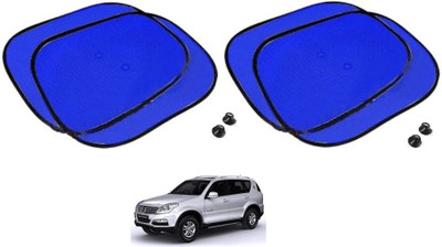 AuTO ADDiCT Side Window Sun Shade For Mahindra Rexton(Blue)
