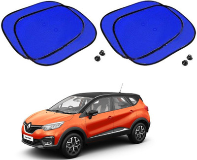 AuTO ADDiCT Side Window Sun Shade For Renault Cielo(Blue)