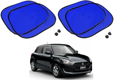 AuTO ADDiCT Side Window Sun Shade For Maruti Suzuki New Swift(Blue)