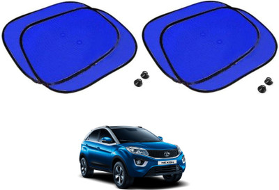 AuTO ADDiCT Side Window Sun Shade For Tata Nexon(Blue)