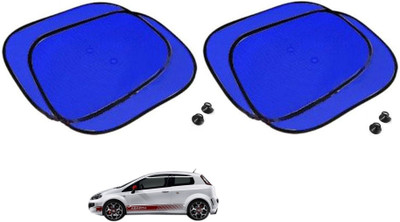 AuTO ADDiCT Side Window Sun Shade For Fiat Abarth Punto(Blue)