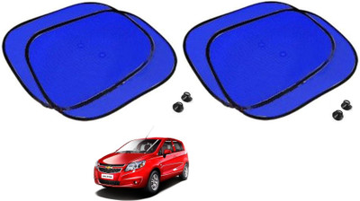 AuTO ADDiCT Side Window Sun Shade For Chevrolet Sail UVA(Blue)