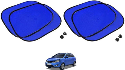 AuTO ADDiCT Side Window Sun Shade For Tata Zest(Blue)