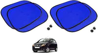 AuTO ADDiCT Side Window Sun Shade For Chevrolet Spark(Blue)