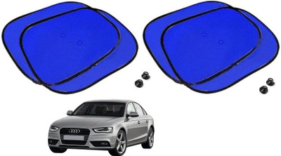 AuTO ADDiCT Side Window Sun Shade For Audi A4(Blue)