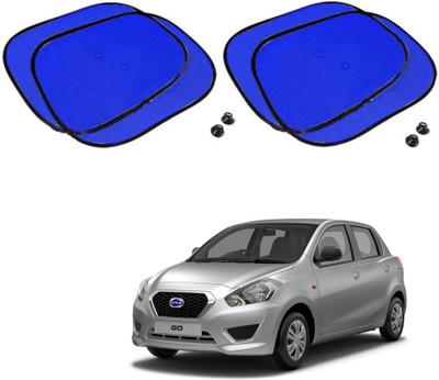 AuTO ADDiCT Side Window Sun Shade For Datsun Go(Blue)