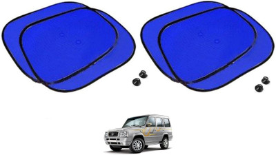 AuTO ADDiCT Side Window Sun Shade For Tata Sumo(Blue)