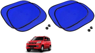 AuTO ADDiCT Side Window Sun Shade For Mahindra TUV-300(Blue)