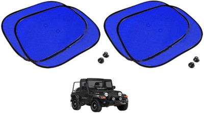 AuTO ADDiCT Side Window Sun Shade For Mahindra Thar(Blue)