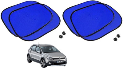 KOZDIKO Side Window Sun Shade For Volkswagen Polo Cross(Blue)