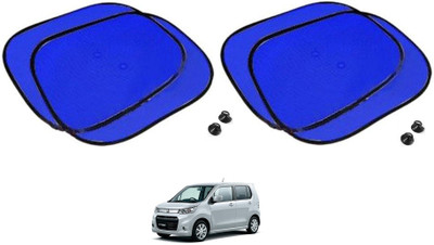 AuTO ADDiCT Side Window Sun Shade For Maruti Suzuki WagonR Stingray(Blue)