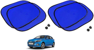 AuTO ADDiCT Side Window Sun Shade For Hyundai Elite i20(Blue)