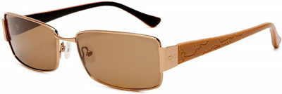 heat Aviator Sunglasses(Brown)