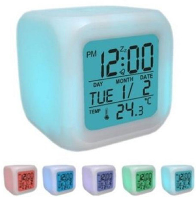 Aryshaa Digital Multicolor Clock