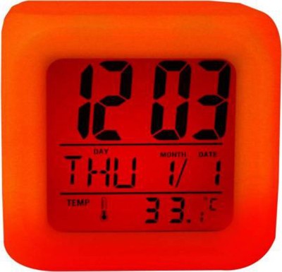 Aryshaa Digital Multicolor Clock