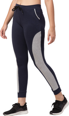 Bluecon Solid Women Blue Track Pants