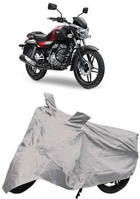 KPS Two Wheeler Cover for Bajaj(V 150, Silver)
