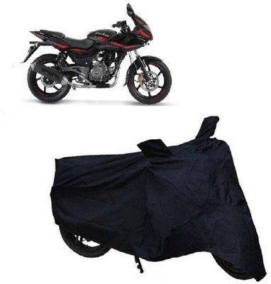 carbox Two Wheeler Cover for Bajaj(Pulsar 220 DTS-i, Black)