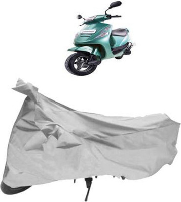AutoRash Two Wheeler Cover for TVS(Jupiter, Silver)