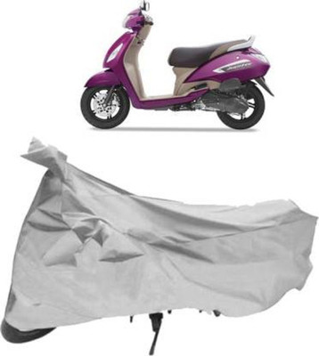 AutoRash Two Wheeler Cover for TVS(Jupiter, Silver)