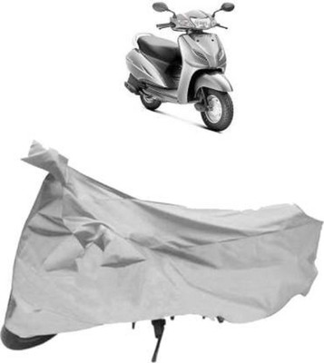 AutoRash Two Wheeler Cover for TVS(Jupiter, Silver)