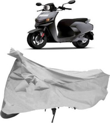AutoRash Two Wheeler Cover for TVS(Jupiter, Silver)