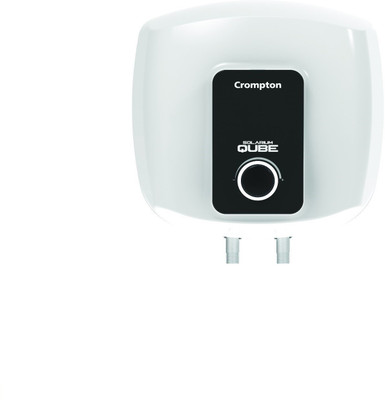 CROMPTON 25 L Storage Water Geyser (Solarium Qube, White, Black)