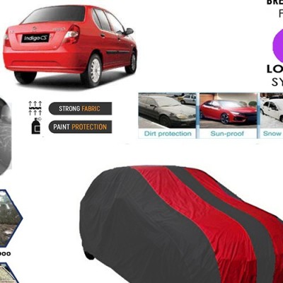 QualityBeast Car Cover For Tata Indigo CS (Without Mirror Pockets)(Grey, Red, For 2005, 2006, 2007, 2008, 2009, 2010, 2011, 2012, 2013, 2014, 2015, 2016, 2017, 2018, 2019, NA Models)