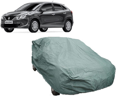 COVERPLANET Car Cover For Maruti Suzuki Baleno (Without Mirror Pockets)(Green)