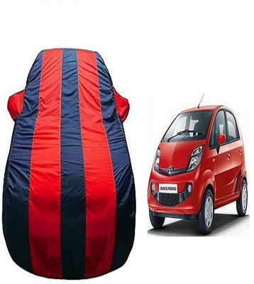 Frap Car Cover For Tata Nano (With Mirror Pockets)(Red, Blue)