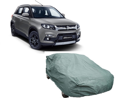 ANLOPE Car Cover For Maruti Suzuki Vitara Brezza (Without Mirror Pockets)(Green)