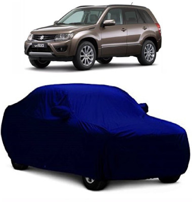 MoTRoX Car Cover For Maruti Suzuki Grand Vitara (With Mirror Pockets)(Blue)