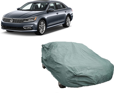ANLOPE Car Cover For Volkswagen Vento (Without Mirror Pockets)(Green)