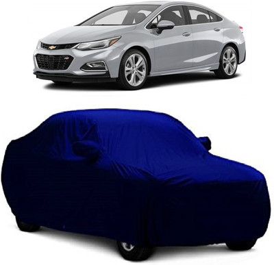 MoTRoX Car Cover For Chevrolet Cruze (With Mirror Pockets)(Blue)