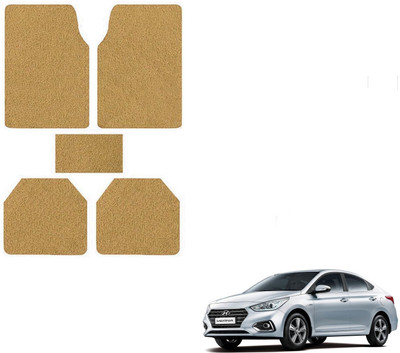AuTO ADDiCT PVC Standard Mat For  Hyundai Verna(Beige)